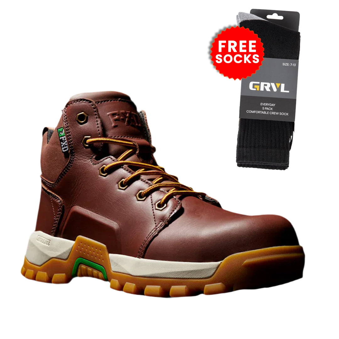 FXD Workwear Nitrolite™ Premium Leather Work Boot (WB3)