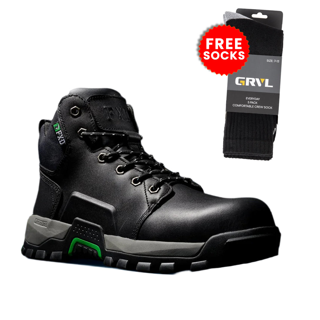 FXD Workwear Nitrolite™ Premium Leather Work Boot (WB3)
